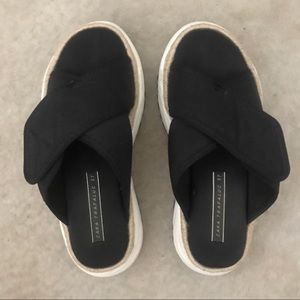 Zara platform velcro sandals